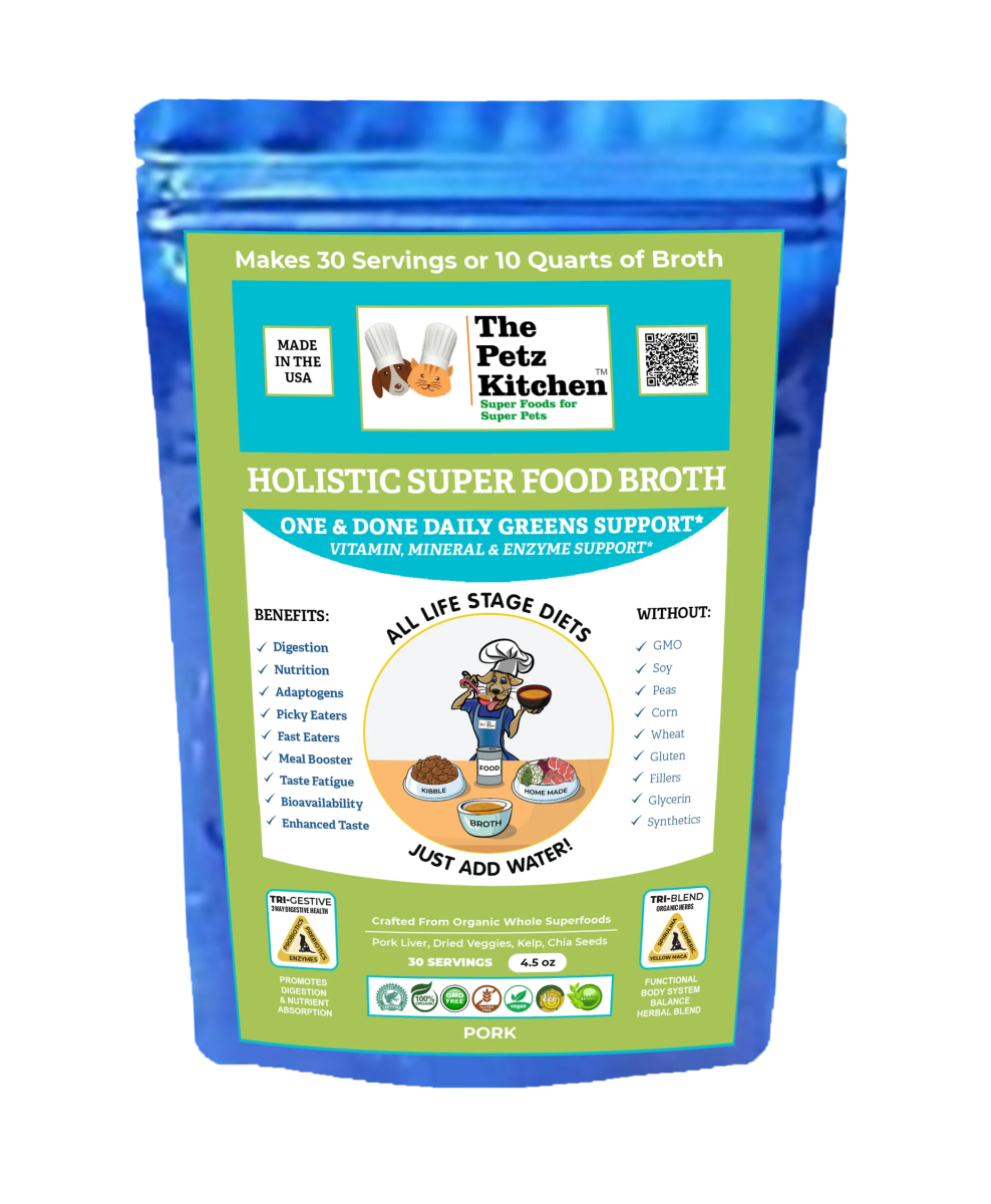 Super Food Broth One & Done* Vitamin, Mineral & Enzyme The Petz Kitchen Dogs Cats - Pets Perfect