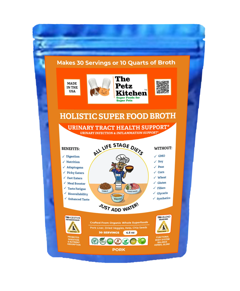 Super Food Broth Urinary Tract Health Support* The Petz Kitchen Dogs Cats - Pets Perfect