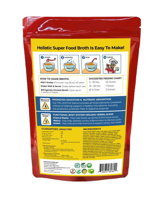 Super Food Broth Stone Breaker Support* The Petz Kitchen Dogs & Cats - Pets Perfect