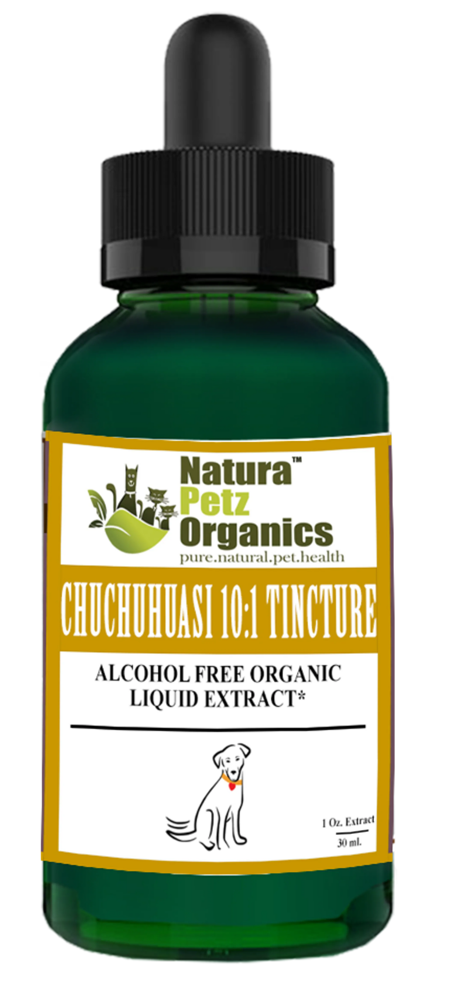 The Petz Kitchen Chuchuhuasi 10:1 Organic Tincture - Joint & Anti-Inflammatory Support for Dogs & Cats