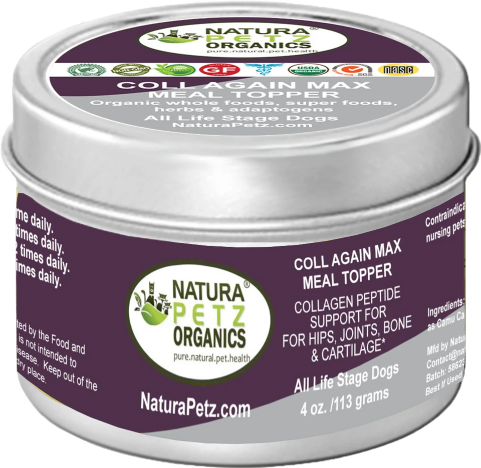 Coll Again Max Collagen Peptide Support Meal Topper* Hips, Joint, DOG MEAL TOPPER - TURKEY FLAVORED/1