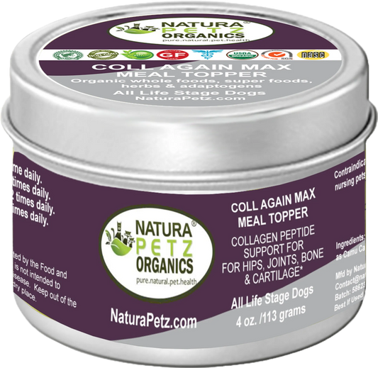 Coll Again Max Collagen Peptide Support Meal Topper* Hips, Joint, Bone & Cartilage Support* Dogs & Cats* - Pets Perfect