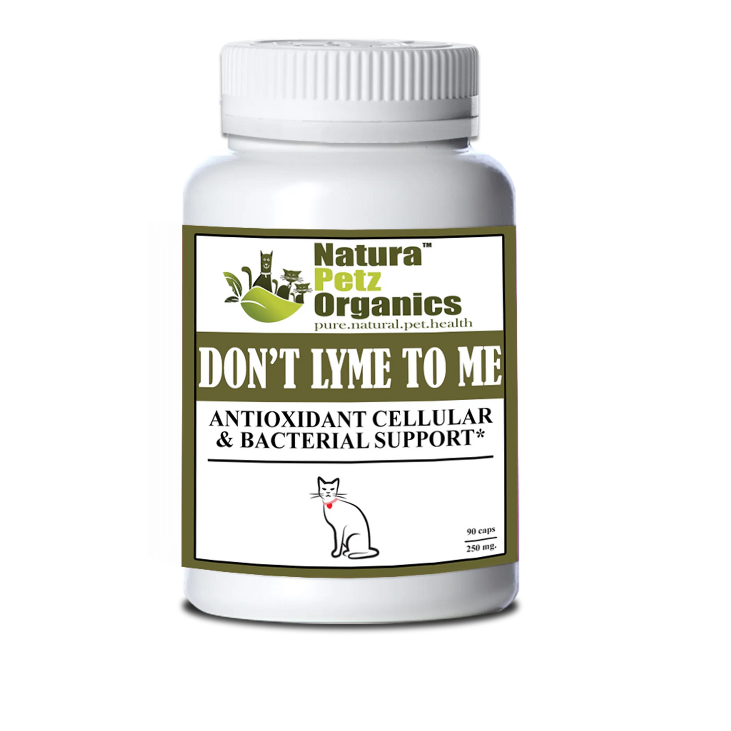 Don't Lyme To Me Capsules - Antioxidant Cellular & Bacterial Support for Dogs & Cats