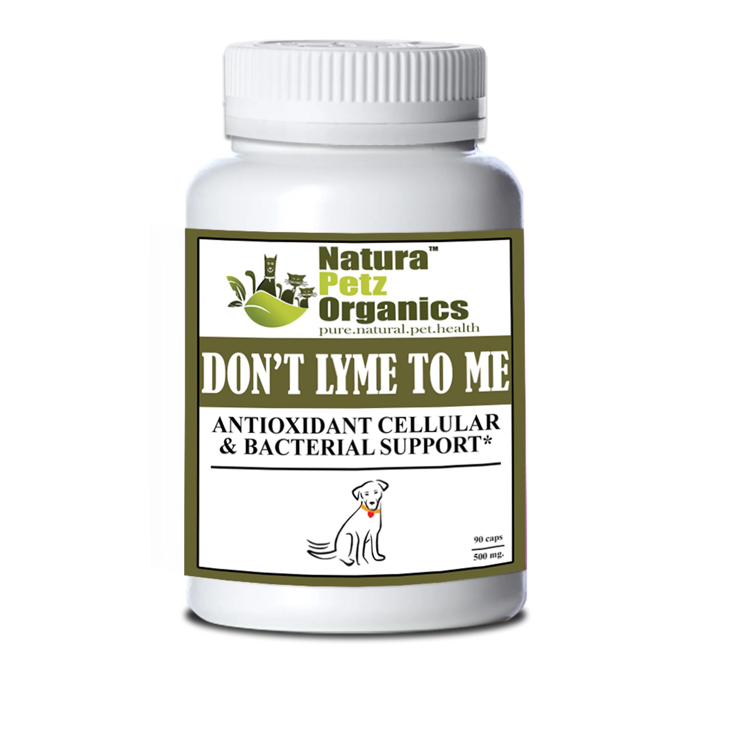 Don't Lyme To Me Capsules - Antioxidant Cellular & Bacterial Support for Dogs & Cats