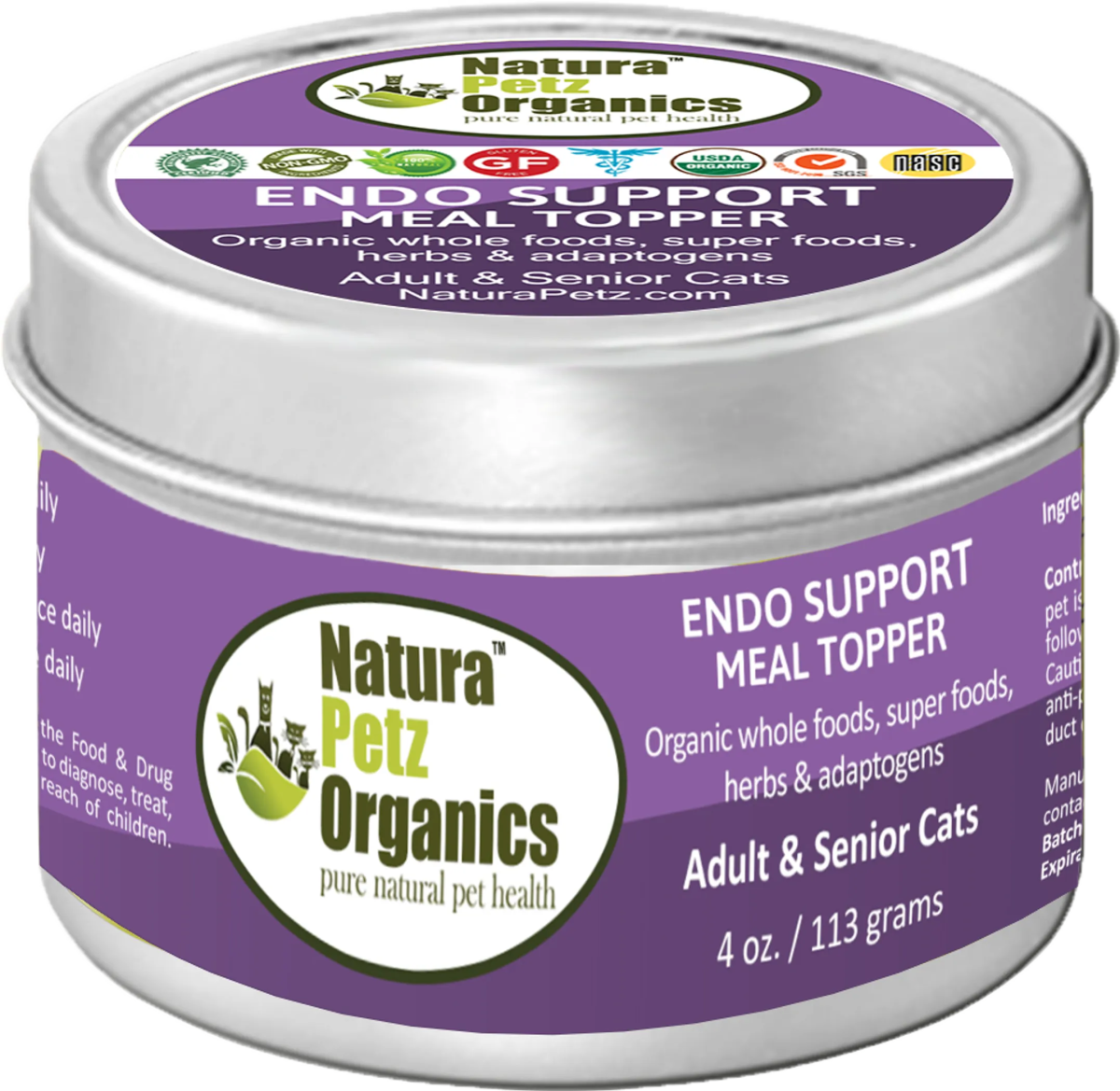 Endo Support Meal Topper For Dogs And Cats* Natura Petz Organics - Pets Perfect