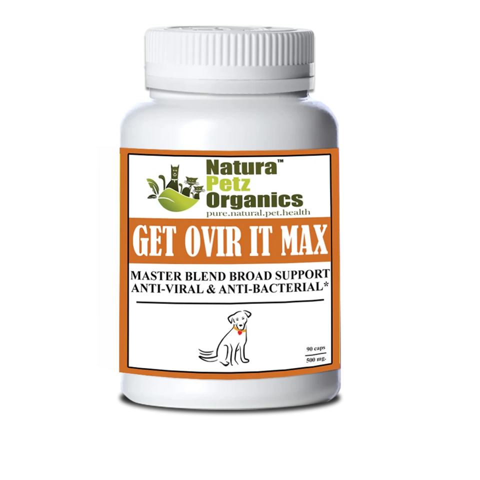 Get Ovir It Max* Master Blend Broad Spectrum Plant Anti Viral Anti, DOG - 90 CAPS / 500 MG/1