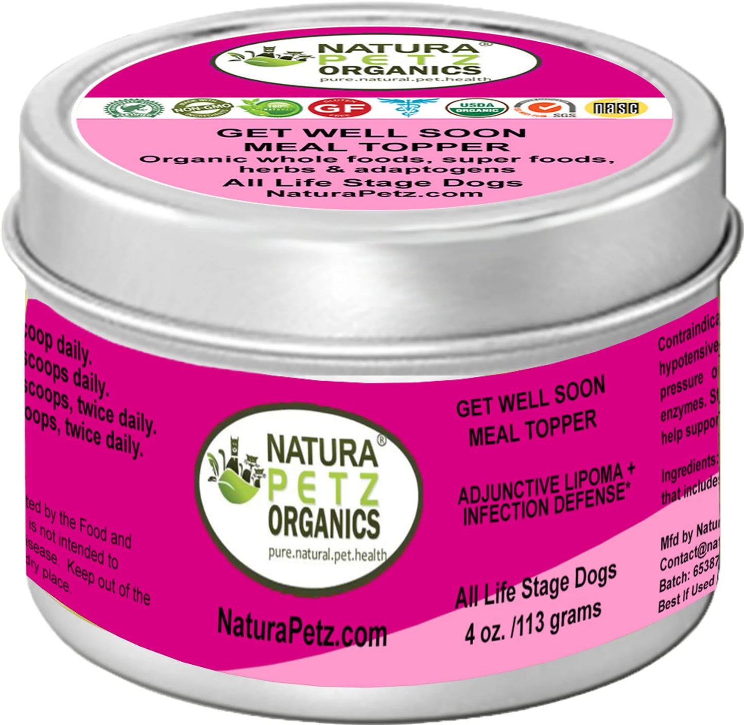 Get Well Soon Meal Topper - Adjunctive Lipoma + Infection Defense* - Pets Perfect