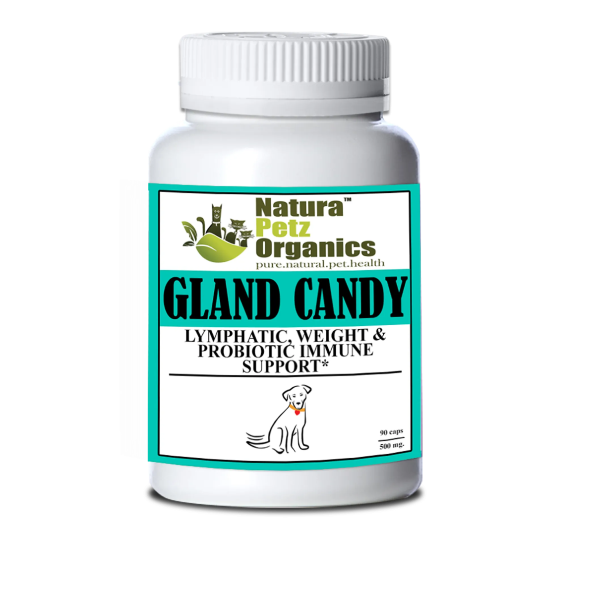 Gland Candy Omega 3 & 6 Lymphatic, Weight & Probiotic Immune Support * - Pets Perfect