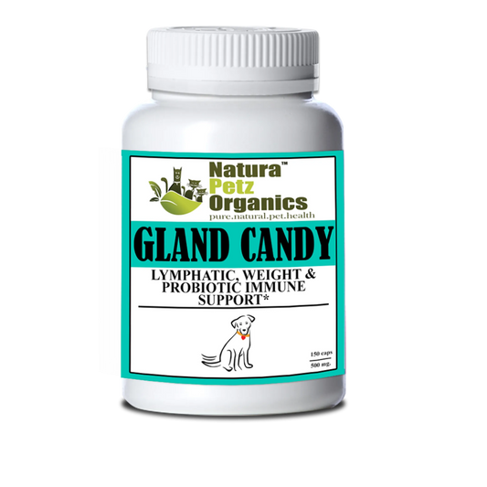 Gland Candy Omega 3 & 6 Lymphatic, Weight & Probiotic Immune Support * - Pets Perfect