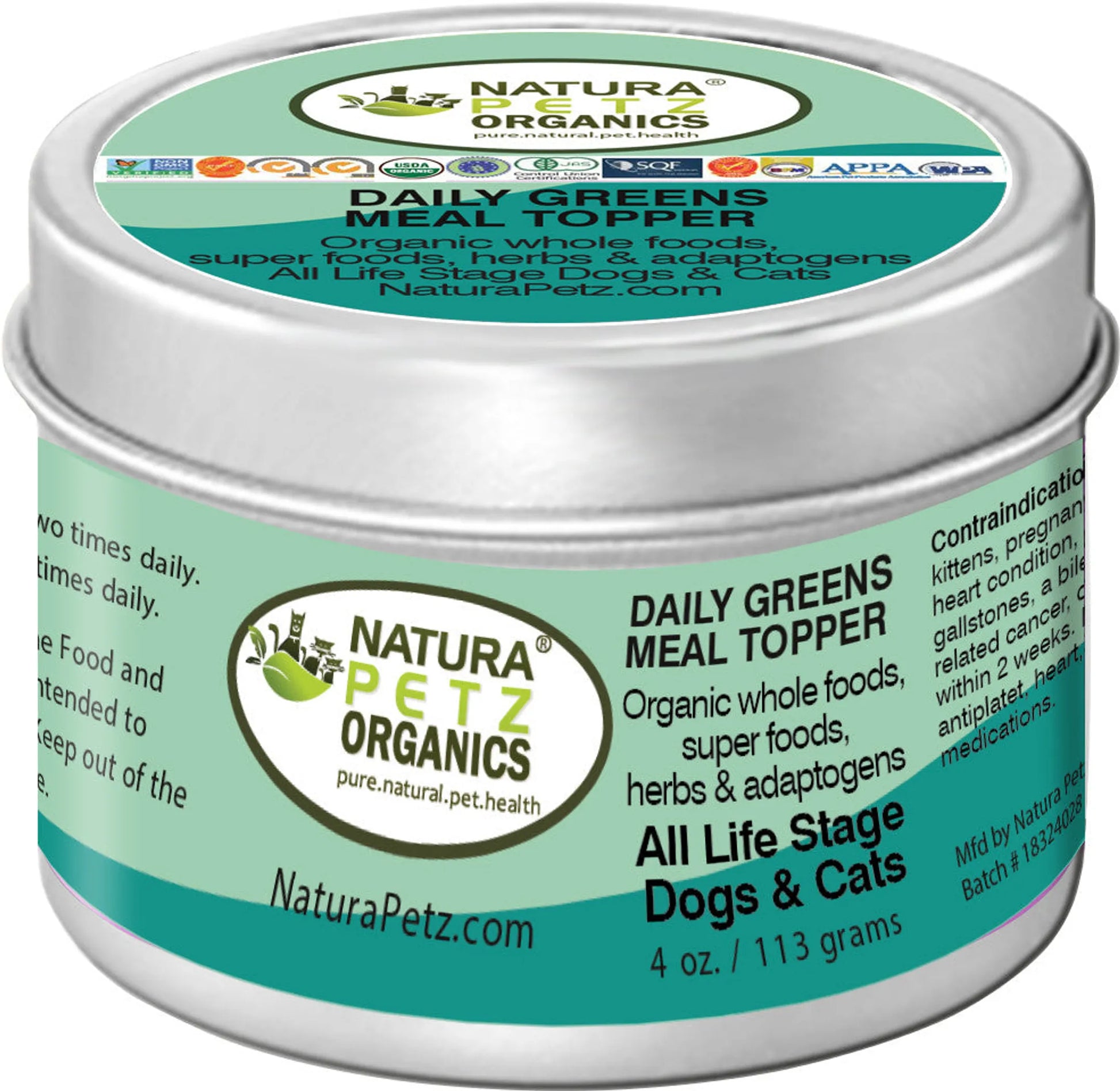 Daily Greens Glow Multi - Vitamin & Multi - Mineral Support* Flavored Meal Topper For Dogs And Cats* - Pets Perfect
