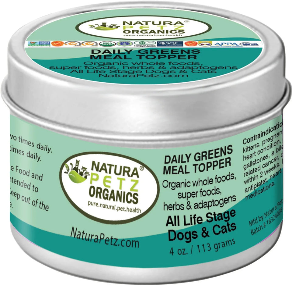The Petz Kitchen Daily Greens Glow Meal Topper, view 4