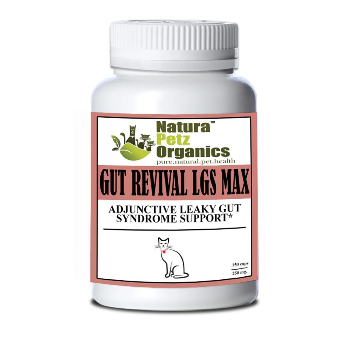 Gut Revival Lgs Max Capsules - Adjunctive Leaky Gut Syndrome Support* For Dogs And Cats - Pets Perfect