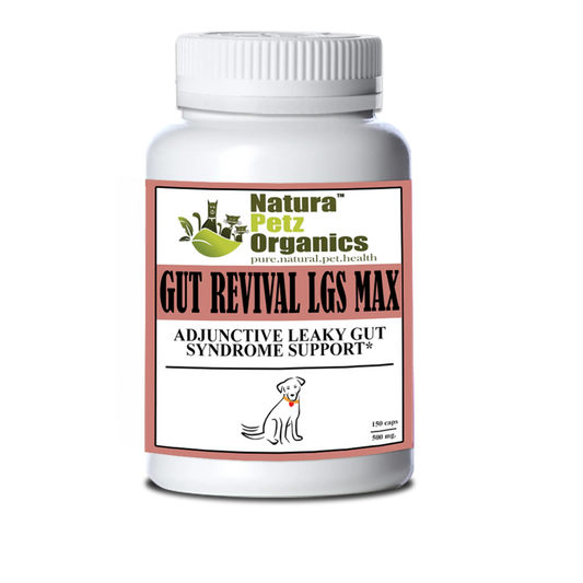 Gut Revival Lgs Max Capsules - Adjunctive Leaky Gut Syndrome Support* For Dogs And Cats - Pets Perfect
