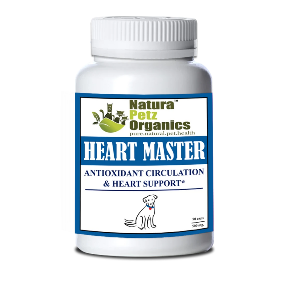 Heart Master Max Antioxidant Master Blend Heart & Circulation Support*, DOG 90 CAPS - 500 MG. SIZE 1 CAPSULE/1