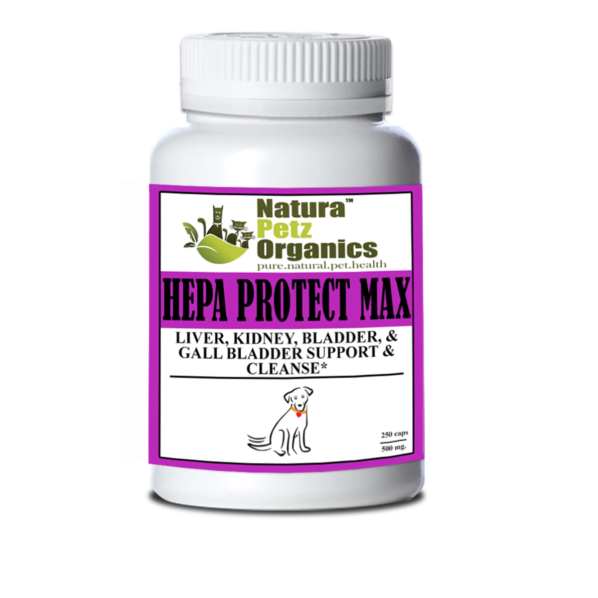 Hepa Protect Max Capsules - Liver, Kidney, Bladder & Gall Bladder Support & Cleanse* - Pets Perfect