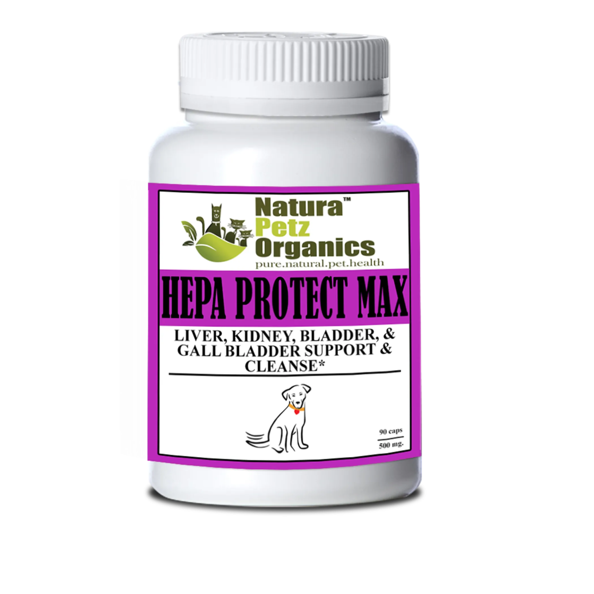 Hepa Protect Max Capsules - Liver, Kidney, Bladder & Gall Bladder Support & Cleanse* - Pets Perfect