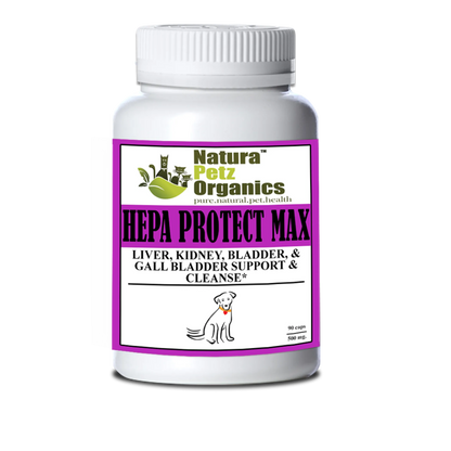 Hepa Protect Max Capsules - Liver, Kidney, Bladder & Gall Bladder Support & Cleanse* - Pets Perfect
