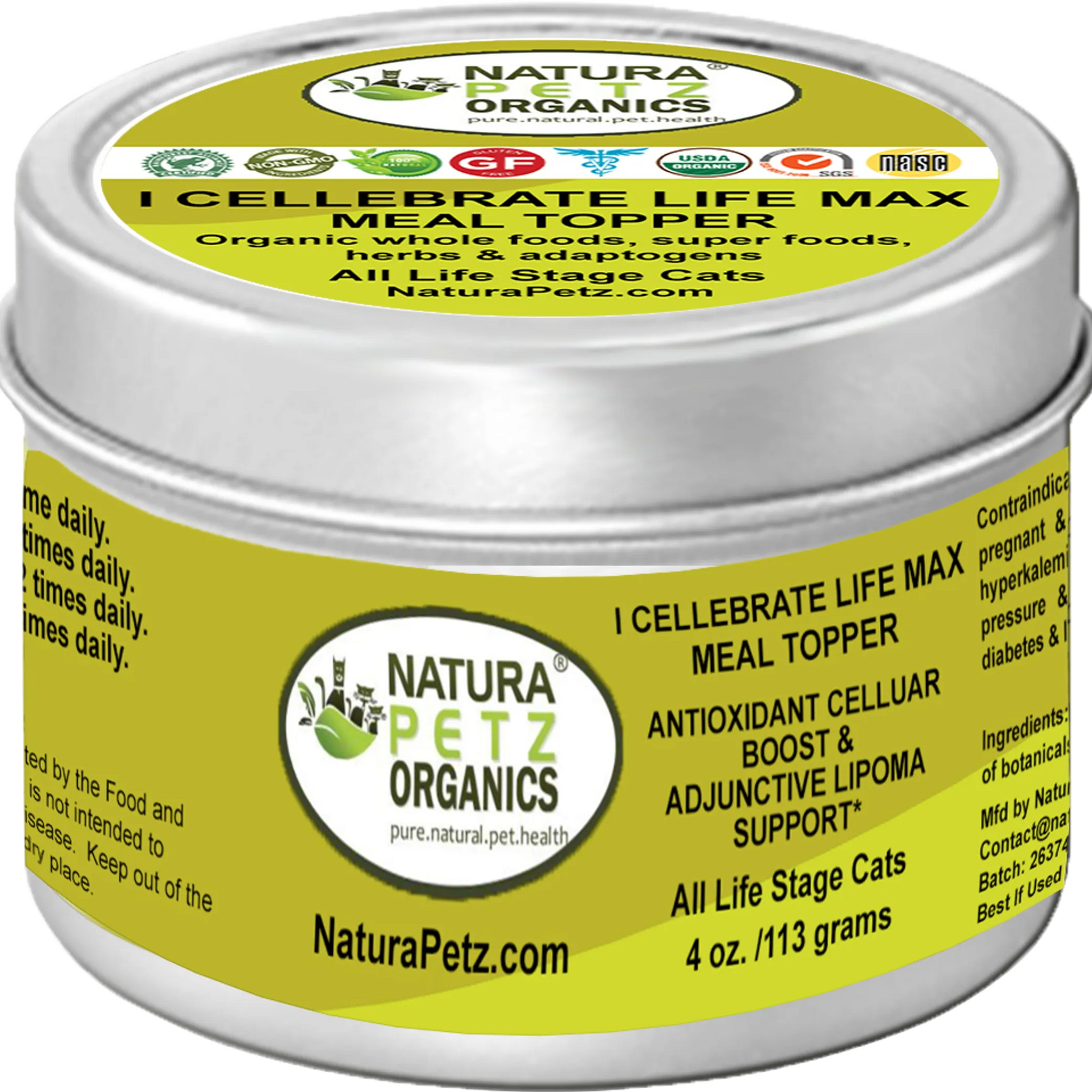I Cellebrate Life Max Meal Topper- Antioxidant Cellular Boost + Adjunctive Lipoma Support*