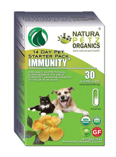 Immunity Starter Pack For Dogs & Cats* * Immune Health Pack For Dogs, DOG CAPSULES / SIZE 1 / TURKEY FLAVORING/1