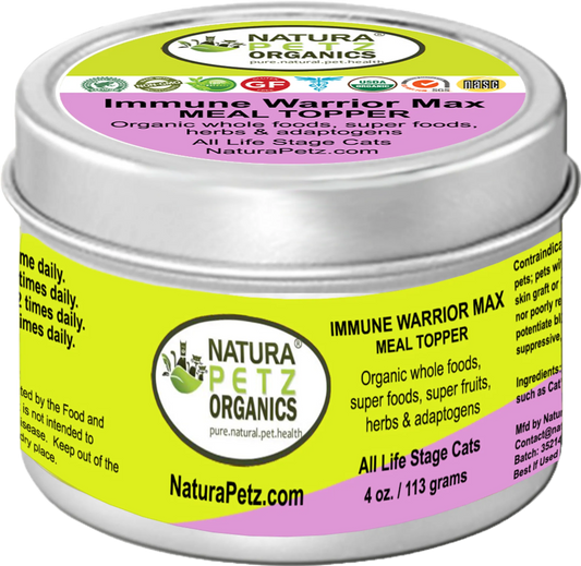 Immune Warrior Max Meal Topper* Master Blend Immune Regulator & Anti - Inflammatory Support* For Dogs & Cats - Pets Perfect