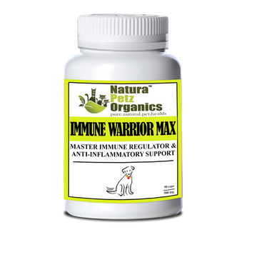 Immune Warrior Max Master Blend Capsules* Immune Regulator & Anti-Inflammatory Support* For  Dogs & Cats