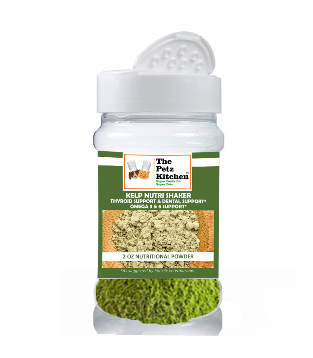 Kelp Omega 3 Thyroid & Whole Body Multi - Mineral, Multi - Vitamin & Dental Support* The Petz Kitchen* - Pets Perfect