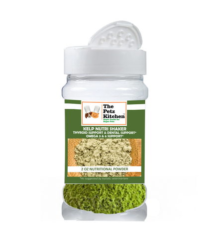 Kelp Omega 3 Thyroid & Whole Body Multi - Mineral, Multi - Vitamin & Dental Support* The Petz Kitchen* - Pets Perfect