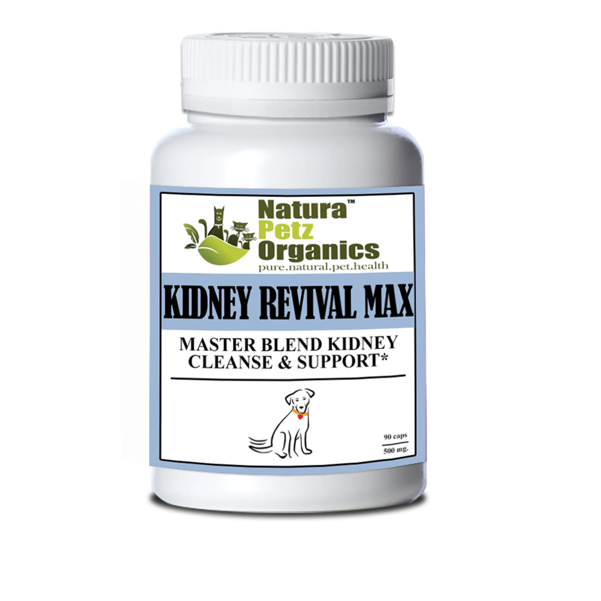Kidney Revival Max Master Blend Kidney Cleanse & Support Capsules* Adult & Senior Dogs - Pets Perfect