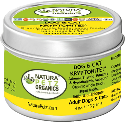 The Petz Kitchen Dog & Cat Kryptonite Meal Topper, Adrenal, DOG /4 OZ/1