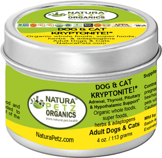 Dog And Cat Kryptonite Meal Topper - Adrenal, Thyroid, Pituitary & Hypothalamic Support* - Pets Perfect