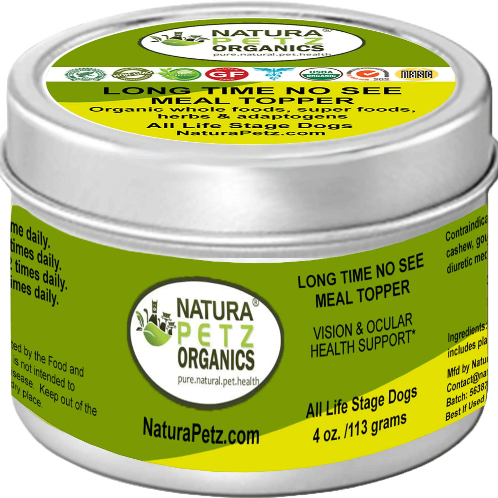 Long Time No See Meal Topper*  Vision & Ocular Health Support* In Dogs And Cats*