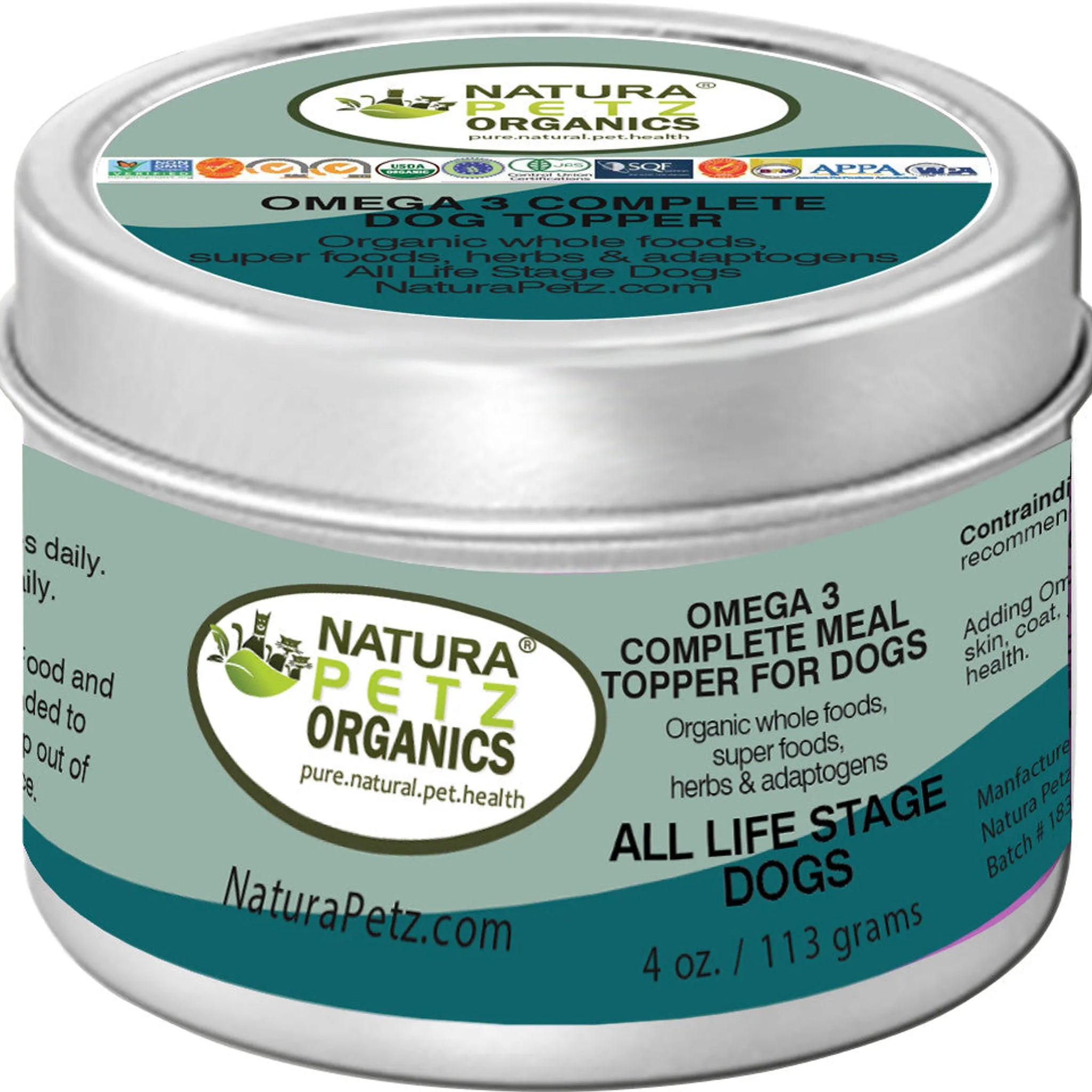 Omega 3 & 6 Complete Meal Topper For Dogs & Cats*  - Nutritional Omega 3 Meal Topper For Dogs & Cats*