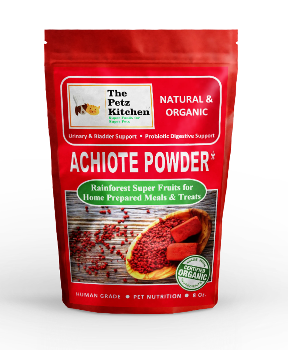 Achiote Powder - Urinary, Bladder & Probiotic Digestive Support* The Petz Kitchen - Pets Perfect