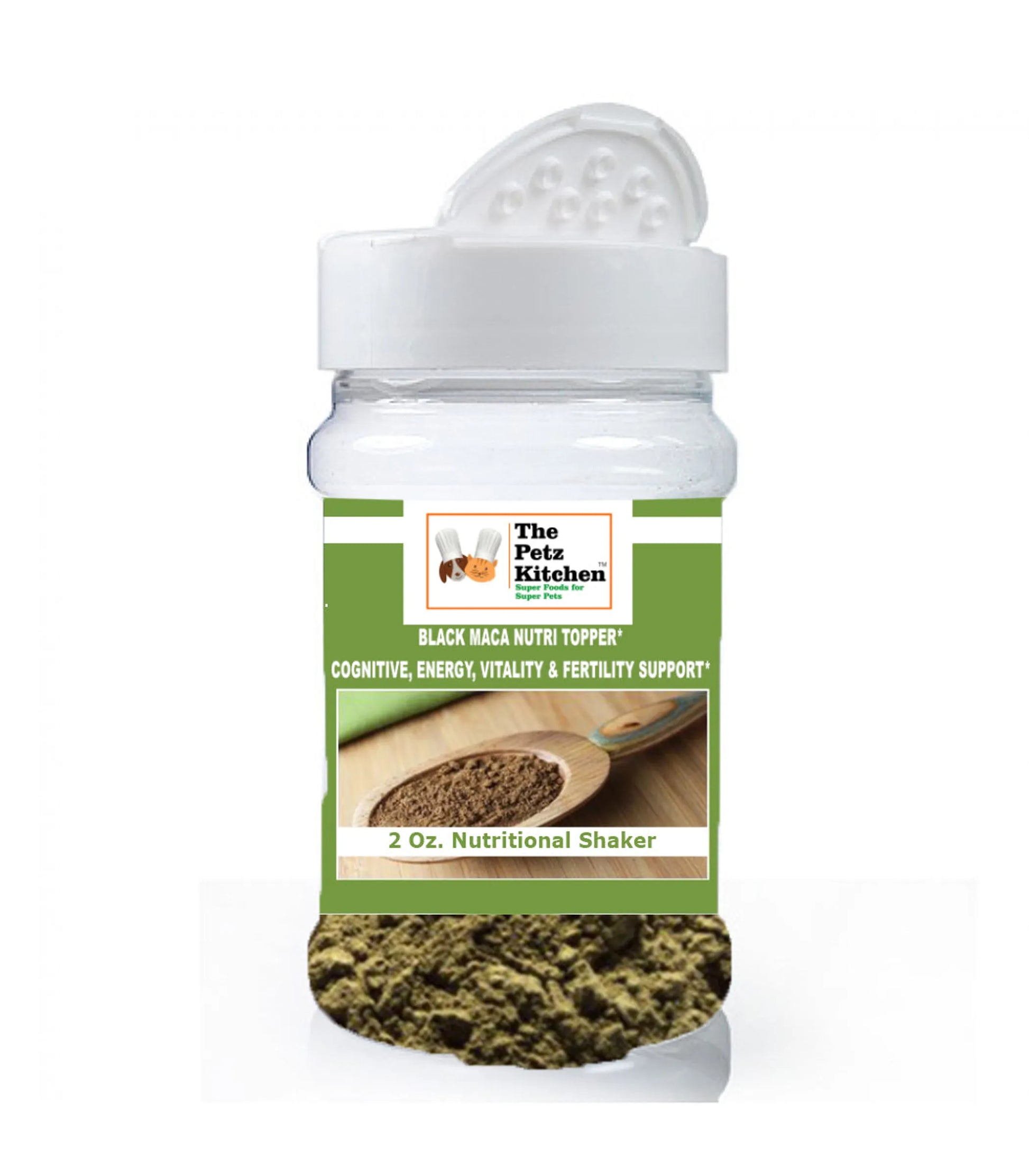 Black Maca - Cognitive Energy & Fertility Support* The Petz Kitchen - Organic & Human Grade Ingredients For Home Prepared Meals & Treats - Pets Perfect