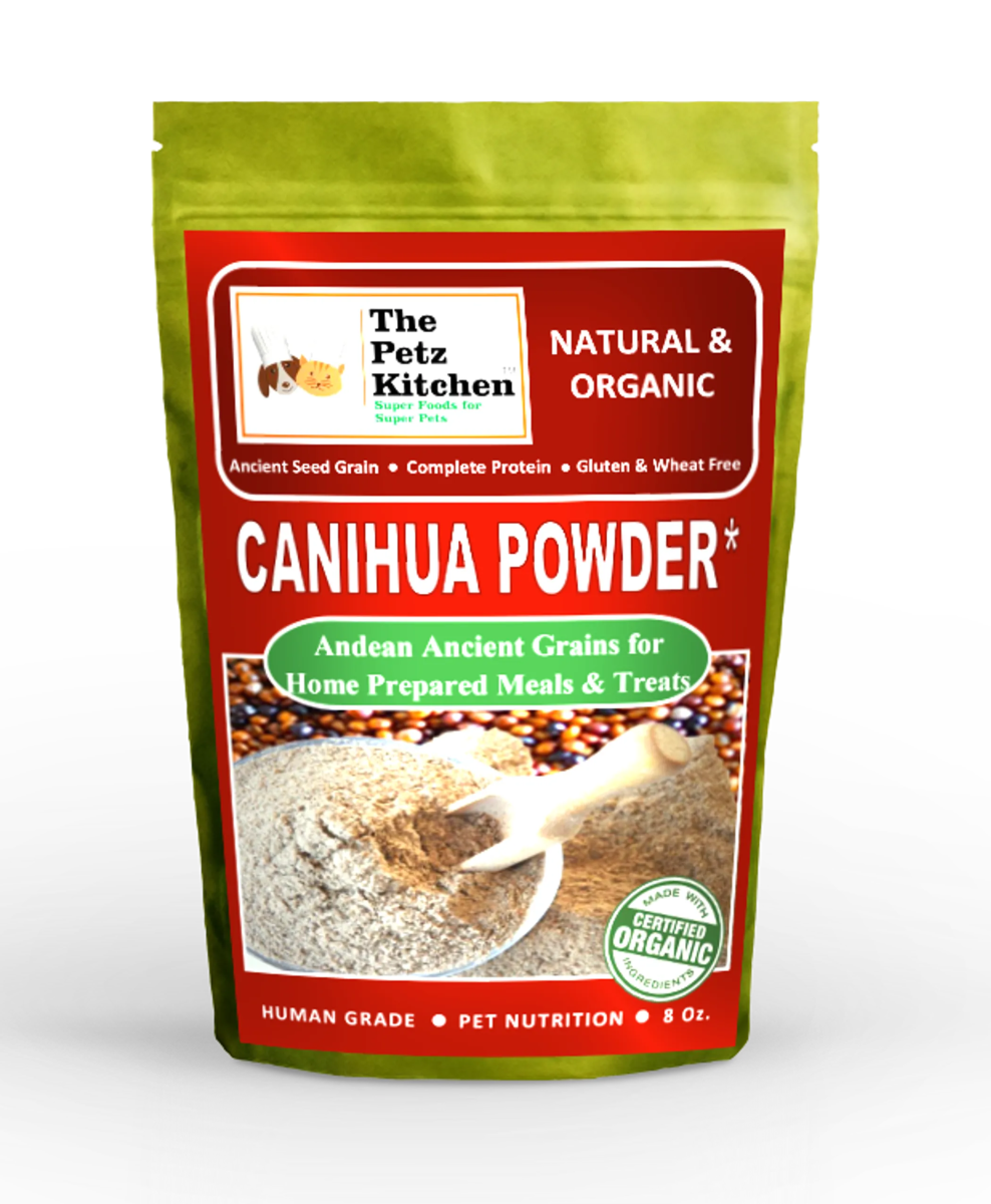 Organic Canihua Flour for Dogs & Cats - Complete Protein Ancient Grain Superfood Supplement - Pets Perfect