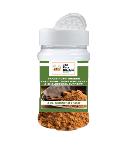 Carob Antioxidant Digestive & Cardiovascular Support* The Petz Kitchen - Organic Raw & Human Grade Ingredients For Home Prepared Meals & Treats - Pets Perfect