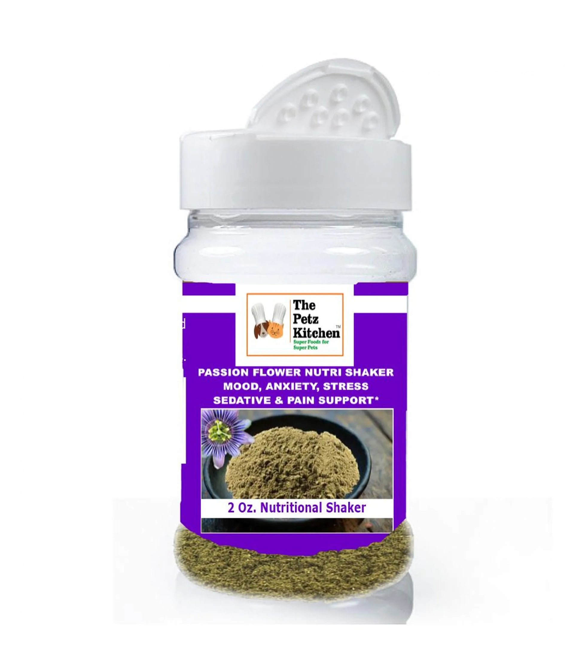 Passion Flower - Mood Anxiety Stress Sedative & Pain Support* - The Petz Kitchen - Pets Perfect