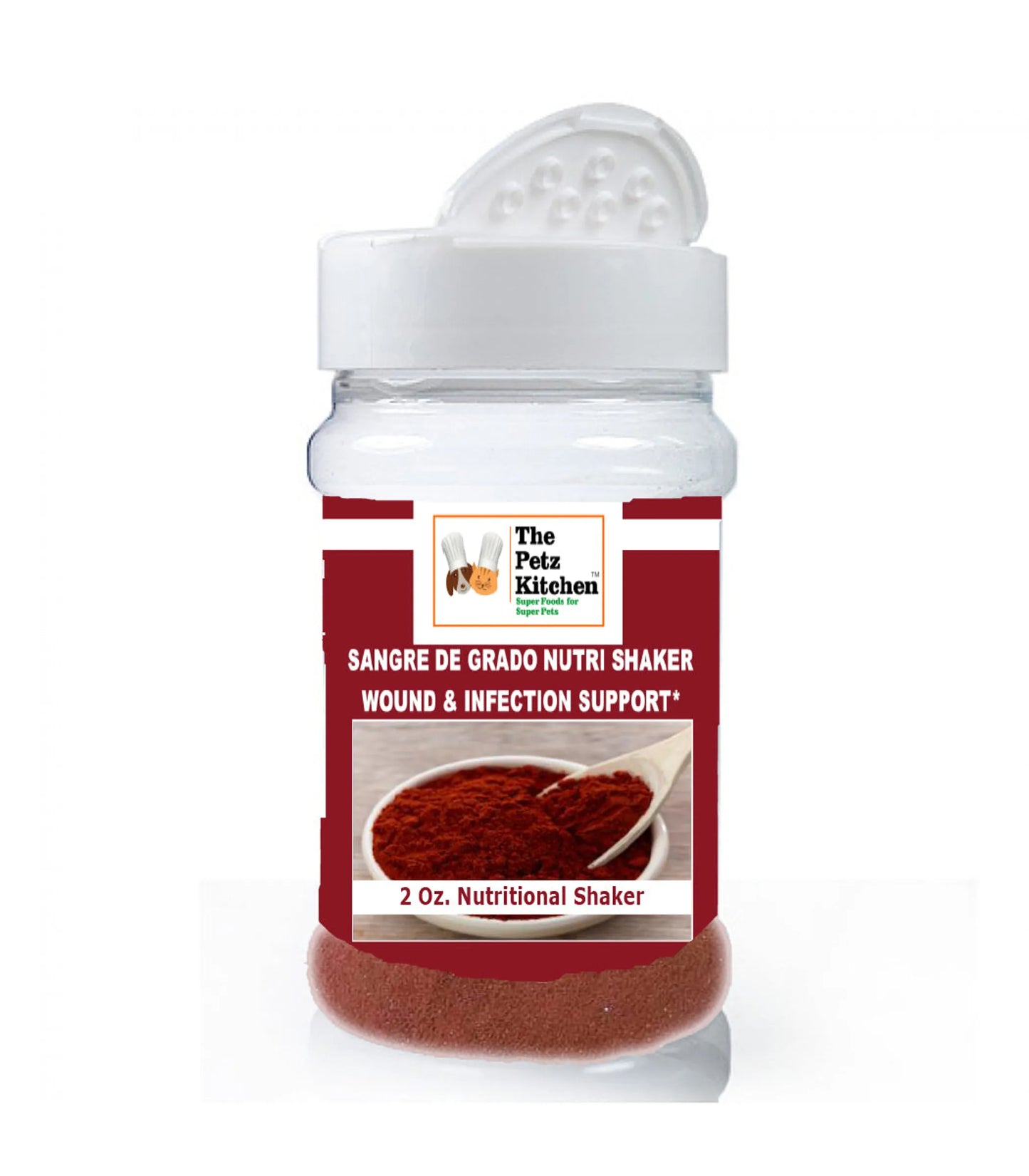 Sangre De Grado - Wound & Infection Support* The Petz Kitchen - Organic & Human Grade Ingredients & Shakers For Home Prepared Meals & Treats - Pets Perfect