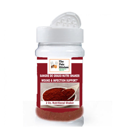 Sangre De Grado - Wound & Infection Support* The Petz Kitchen - Organic & Human Grade Ingredients & Shakers For Home Prepared Meals & Treats - Pets Perfect