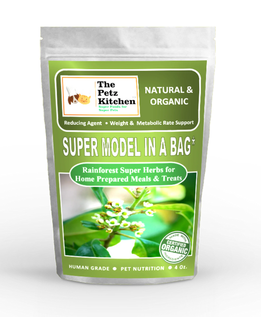 Super Model In A Bottle Weight Support* The Petz Kitchen - Organic & Human Grade Ingredients For Home Prepared Meals & Treats - Pets Perfect