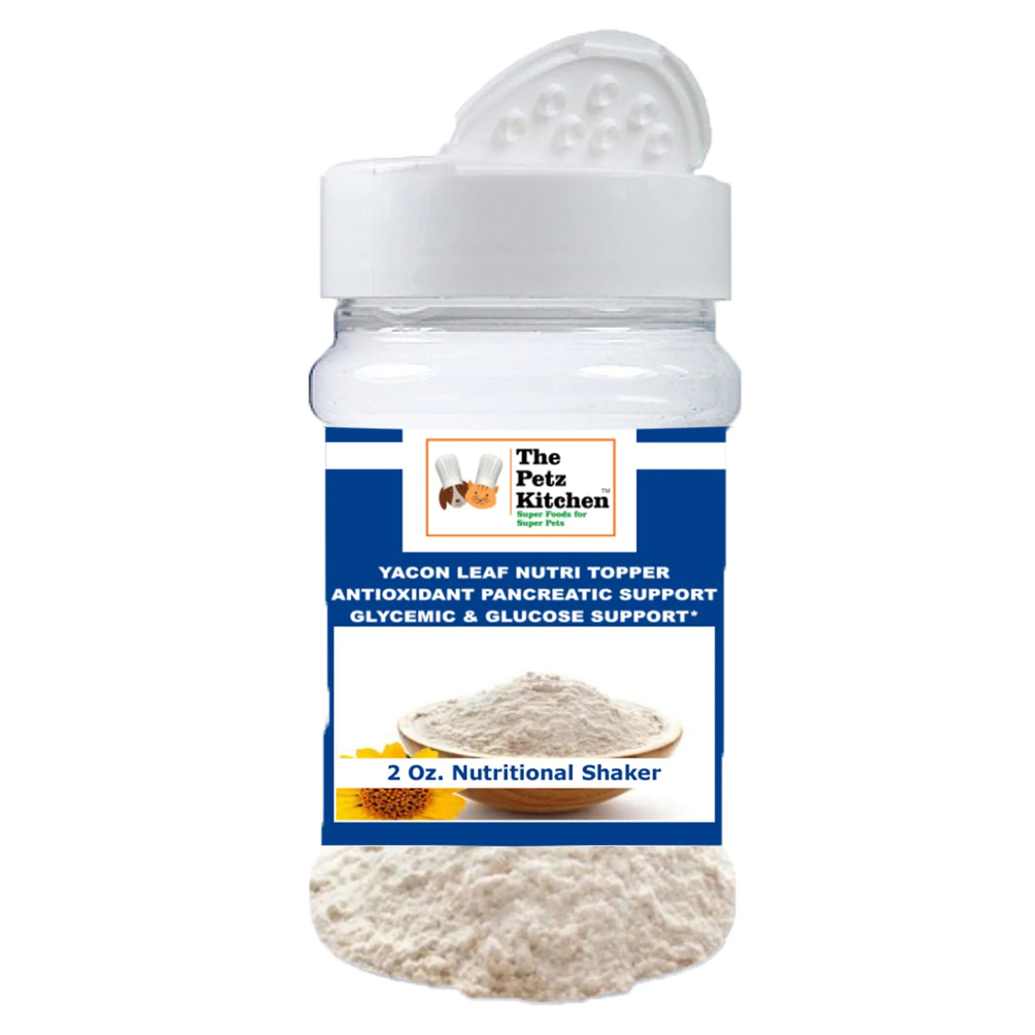 Yacon Leaf - Antioxidant Pancreatic Support* Glycemic & Glucose Support* The Petz Kitchen - Organic Human Grade Ingredients For Home Prepared Meals & Treats