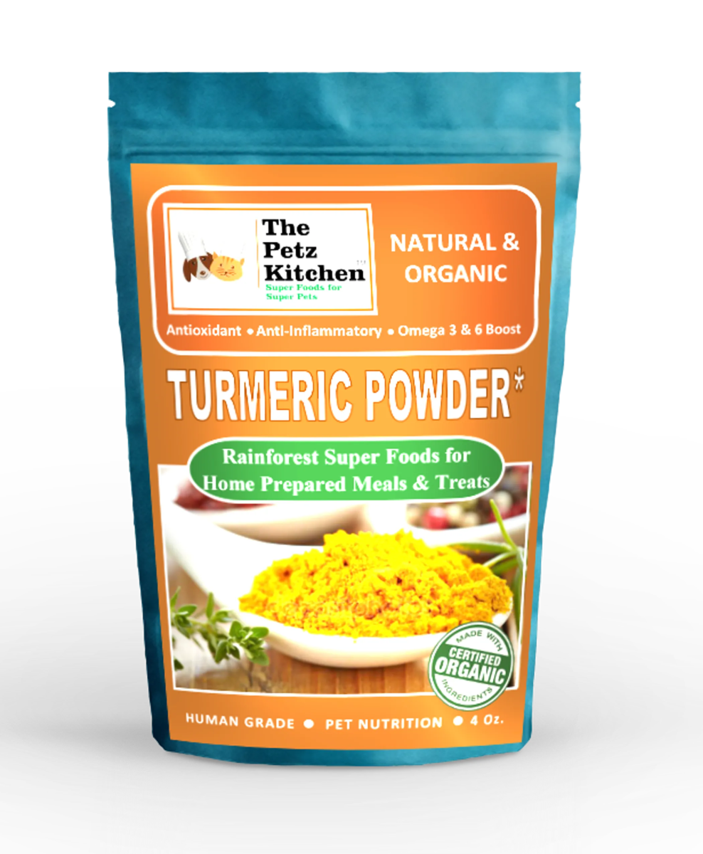Turmeric Curcuma - Antioxidant Joint & Inflammation Support* The Petz Kitchen - Organic & Human Grade Ingredients For Home Prepared Meals & Treats - Pets Perfect