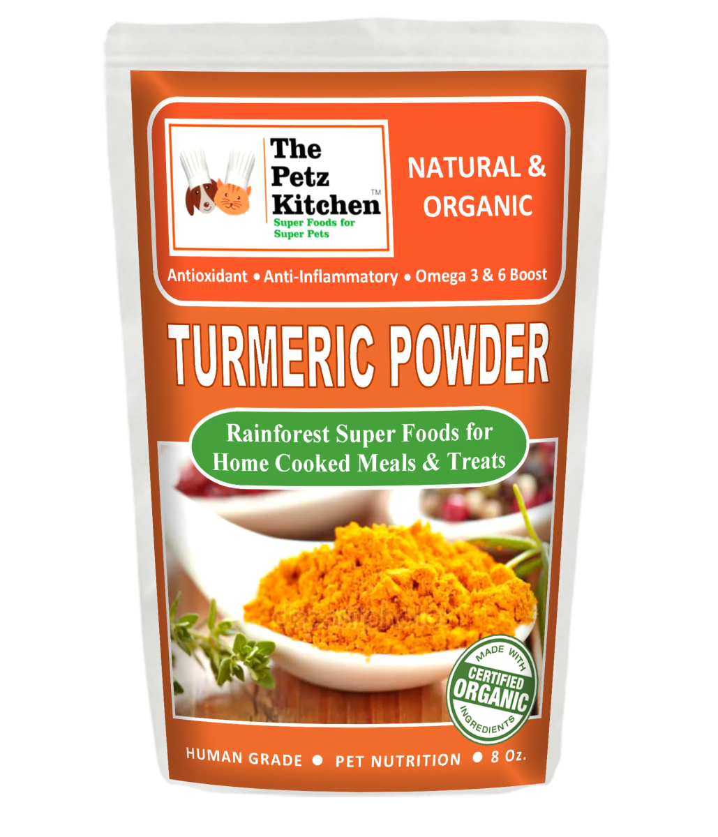 Turmeric Curcuma - Antioxidant Joint & Inflammation Support* The Petz Kitchen - Organic & Human Grade Ingredients For Home Prepared Meals & Treats - Pets Perfect