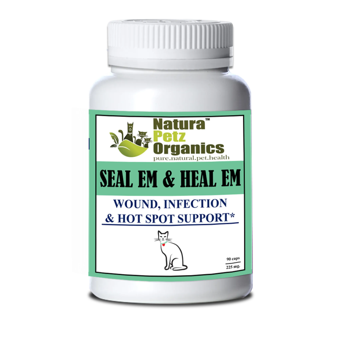 Seal Em & Heal Em Capsules Dog Cat & Small Animal* Wound, Infection & Hot Spot Support* - Pets Perfect