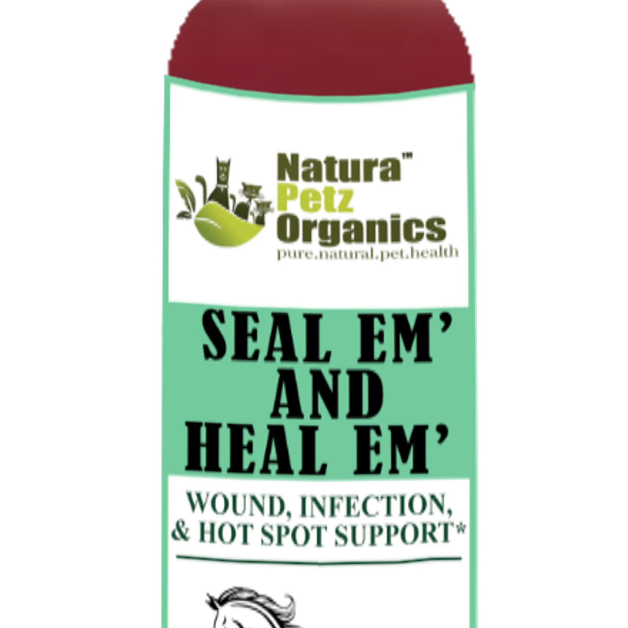 Seal Em And Seal Em Horse Spray Tincture - Wound, Infection Ulcer Bite Bleeding & Hot Spot Support*
