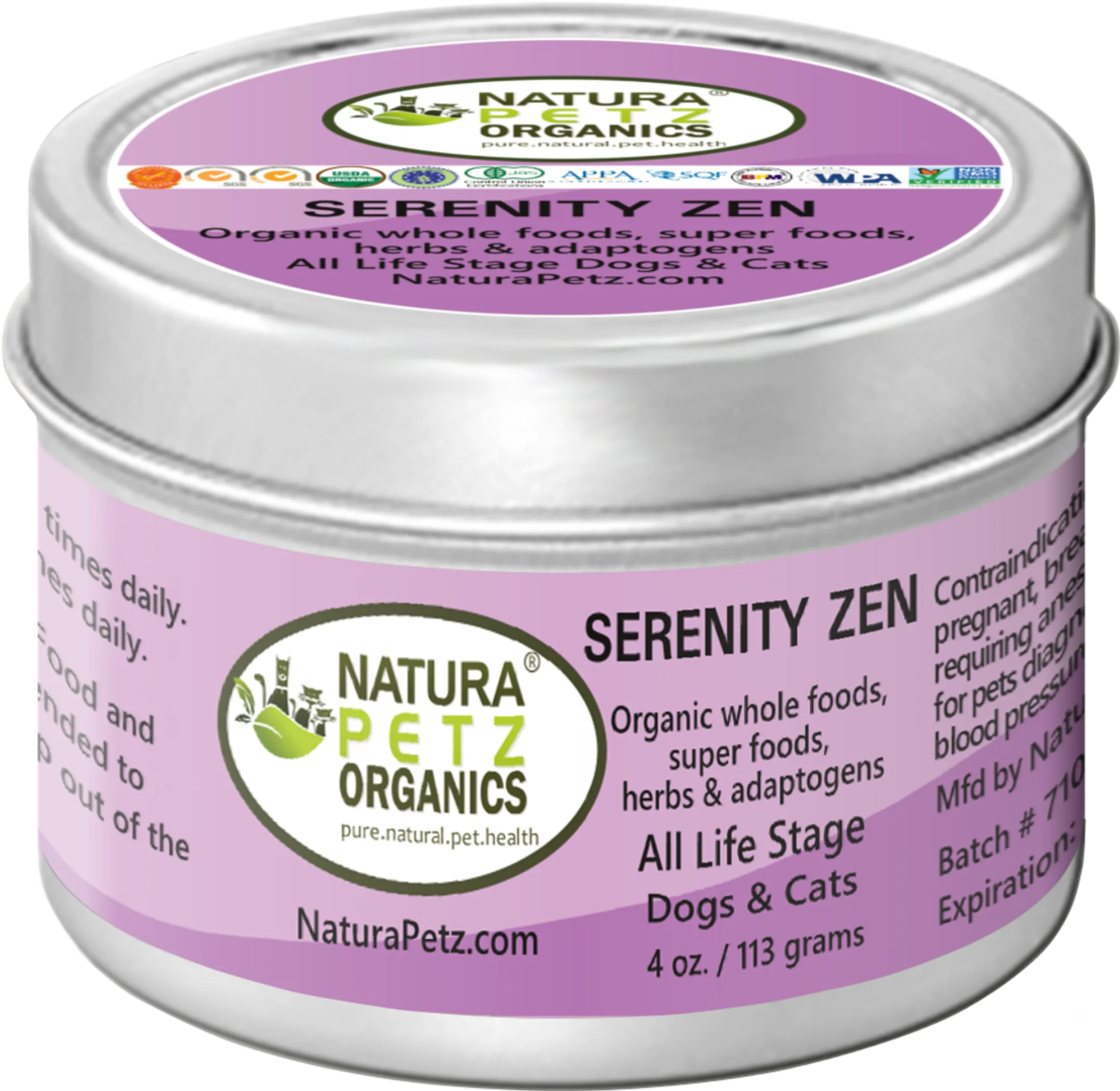 Serenity Zen - Anxiety, Stress, Relaxation & Multi - Systems Calming Support Dogs & Cats* - Pets Perfect