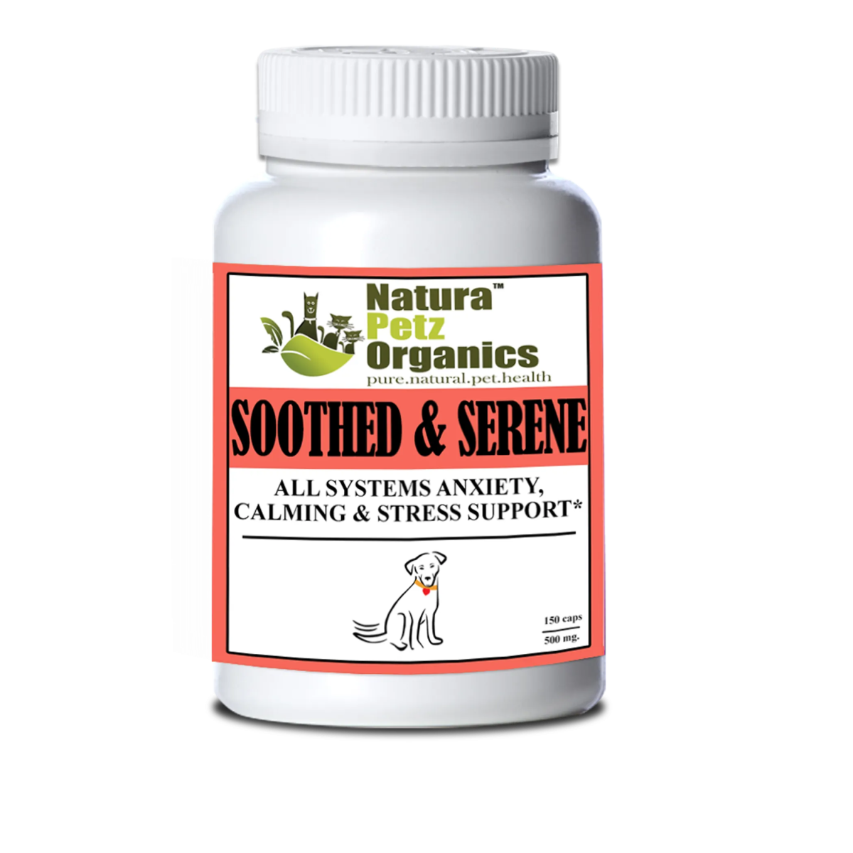 Soothed & Serene - All Systems Anxiety, Calming & Stress Support* Dogs & Catss & Cats* - Pets Perfect