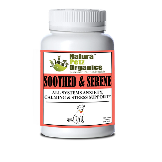 Soothed & Serene - Calming & Emotional Wellness Support for Dogs & Cats | 150 Capsules