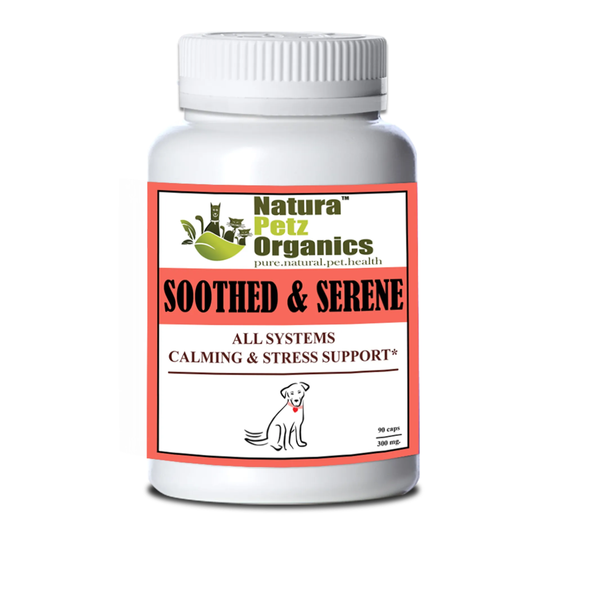 Soothed & Serene - All Systems Anxiety, Calming & Stress Support* Dogs & Catss & Cats* - Pets Perfect