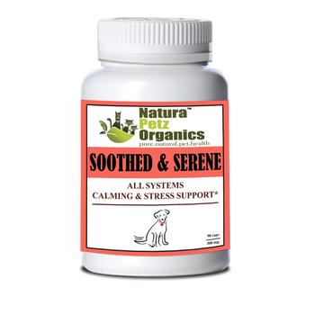 Soothed & Serene - All Systems Anxiety, Calming & Stress Support* Dogs & Catss & Cats*